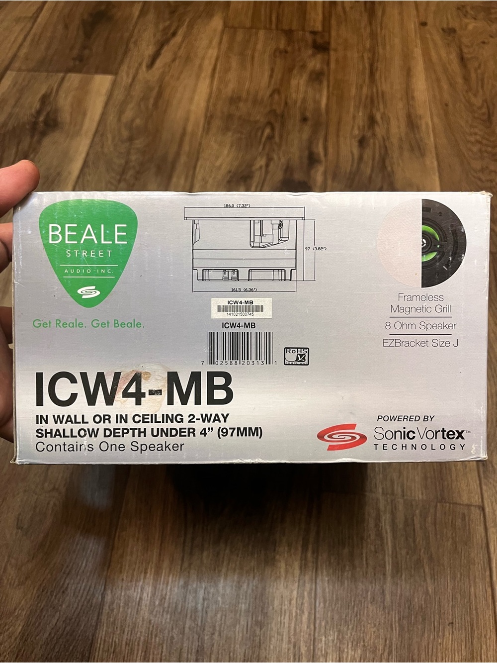 ICW4-MB In-Wall/In-Ceiling 2-Way Speaker - White